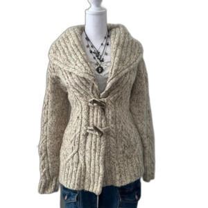 Banana Republic wool chunky cable knit cardigan